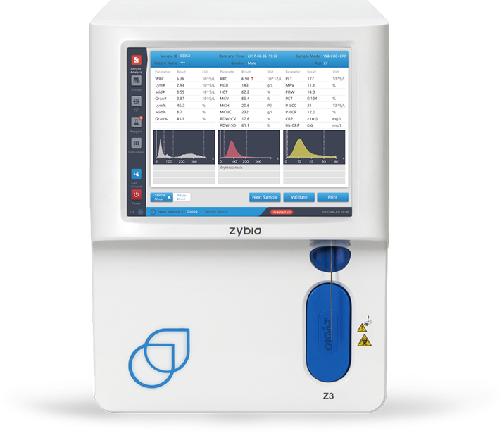 Zybio Z3 kan sayım cihazı